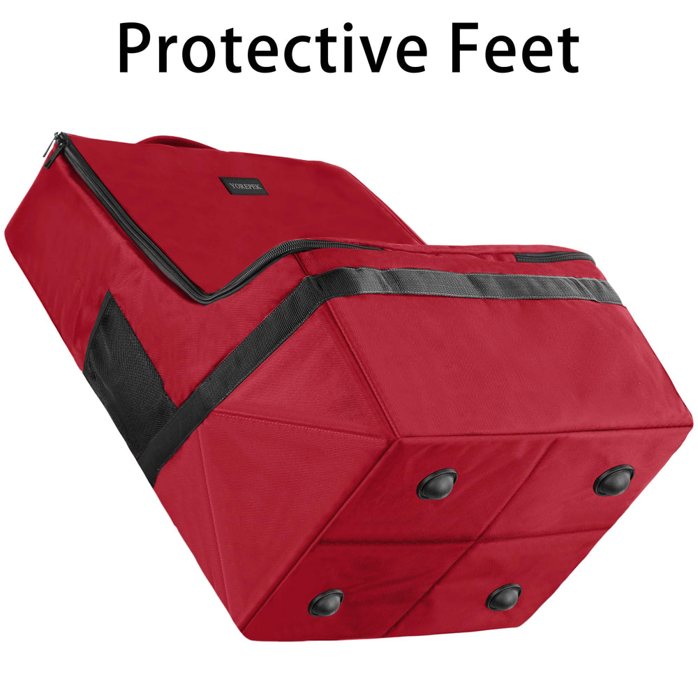 YOREPEK car seat travel bag folded flat for compact storage