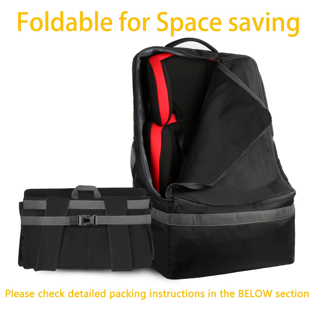 YOREPEK car seat travel bag water-resistant fabric protects seats and gear