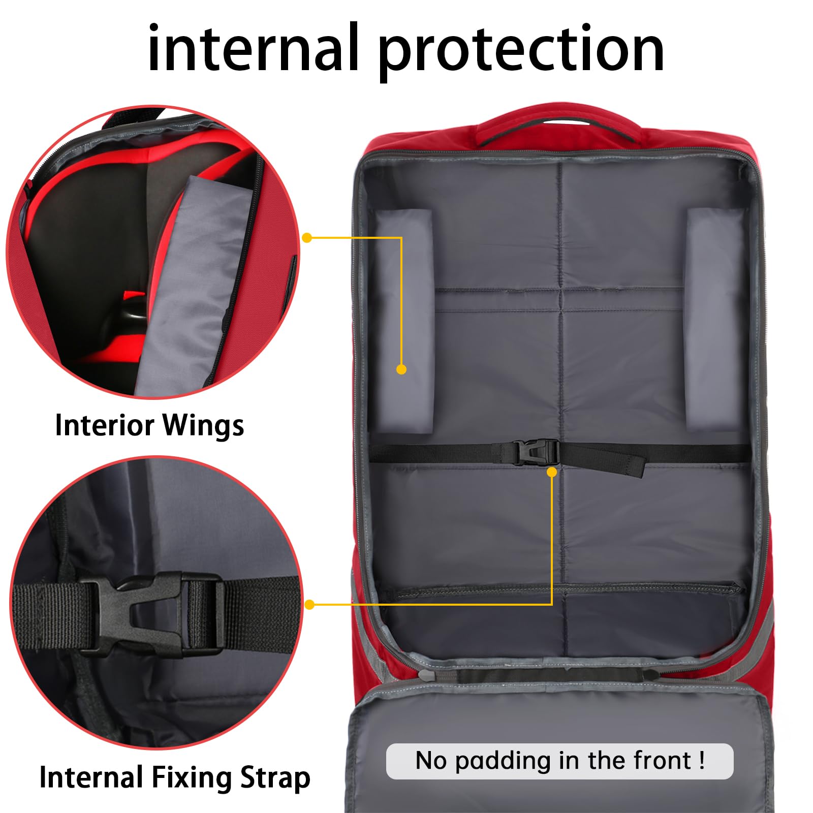 YOREPEK car seat travel bag wide compatibility, fits most brands and accessories