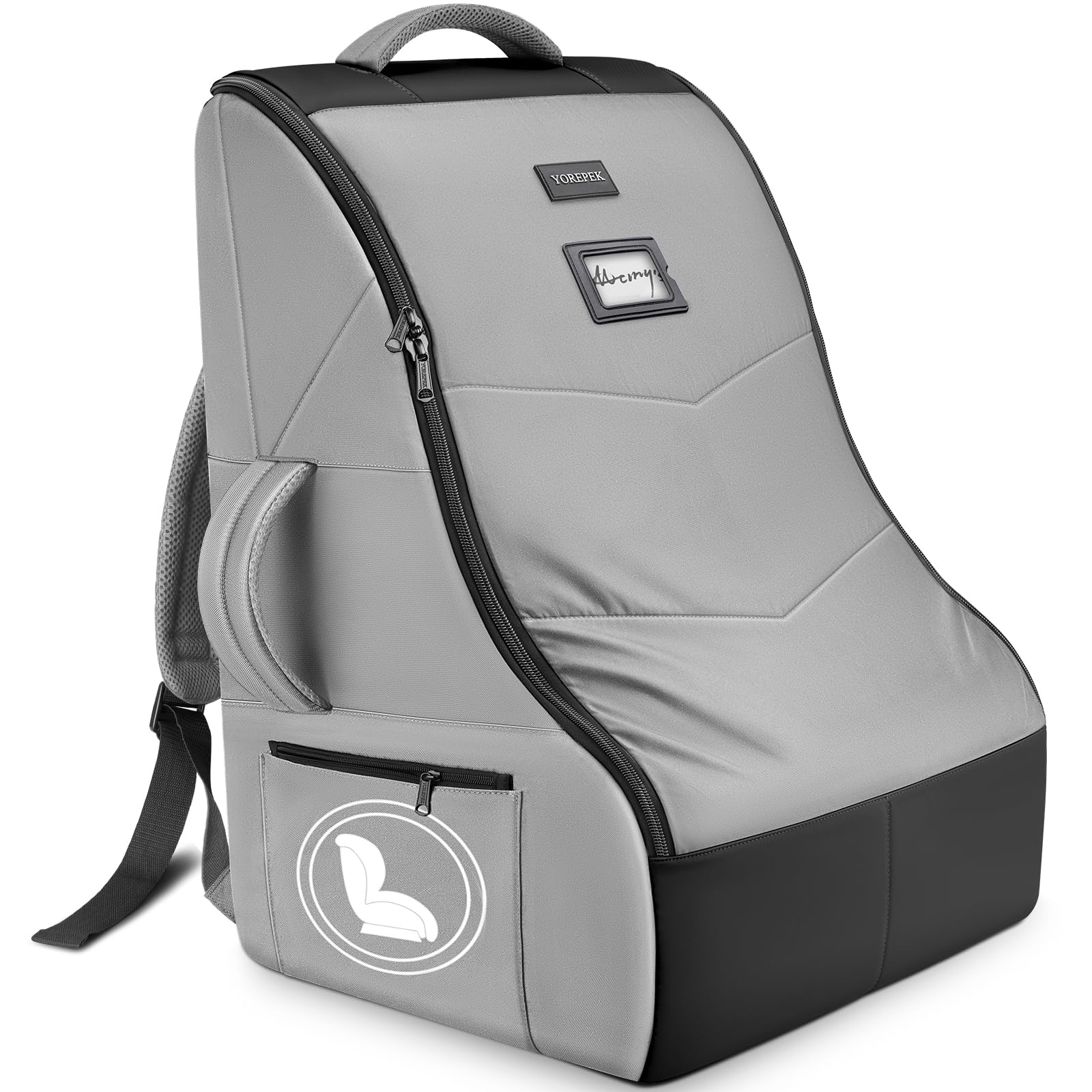 YOREPEK carseat cover for airplane travel fits most seats and keeps gear clean.