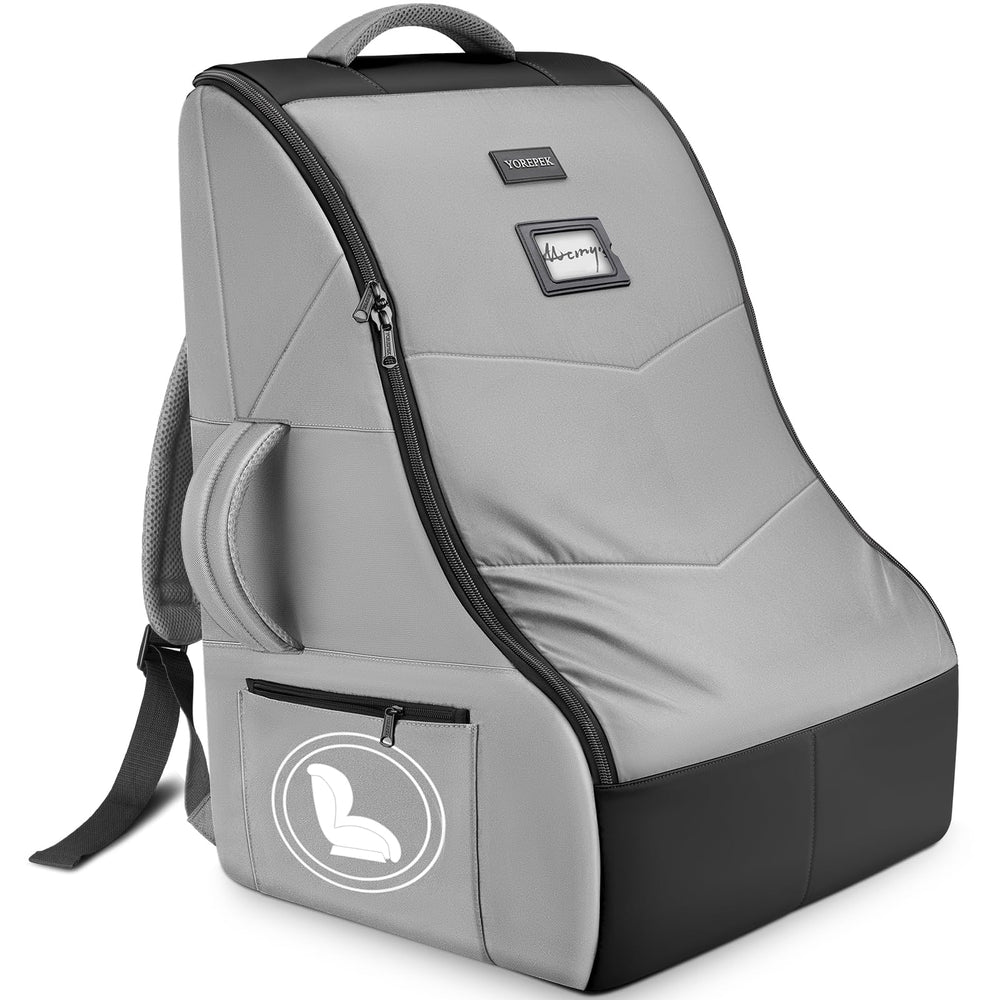 YOREPEK carseat cover for airplane travel fits most seats and keeps gear clean.