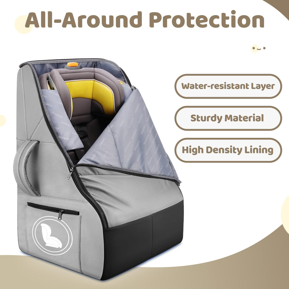 YOREPEK carseat cover top handle for quick lifting and handling.