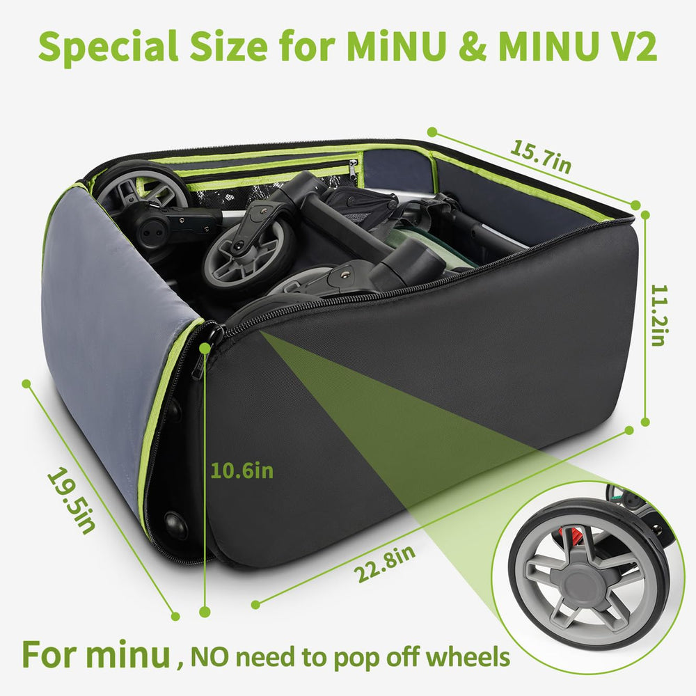 YOREPEK MINU-fit bag fits UPPAbaby MINU models securely
