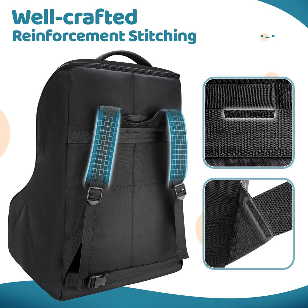YOREPEK padded backpack straps offer hands-free travel comfort