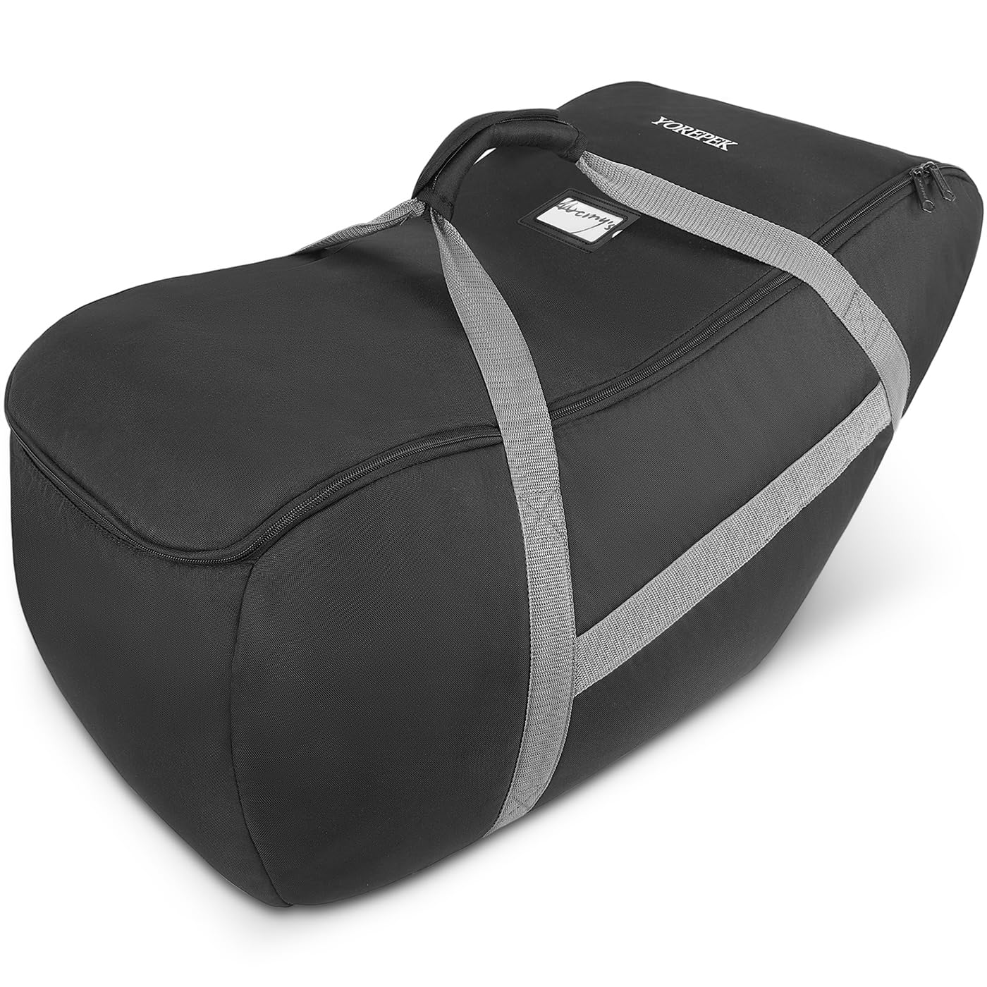 YOREPEK padded car seat travel bag open design shows easy loading and protection for seats.