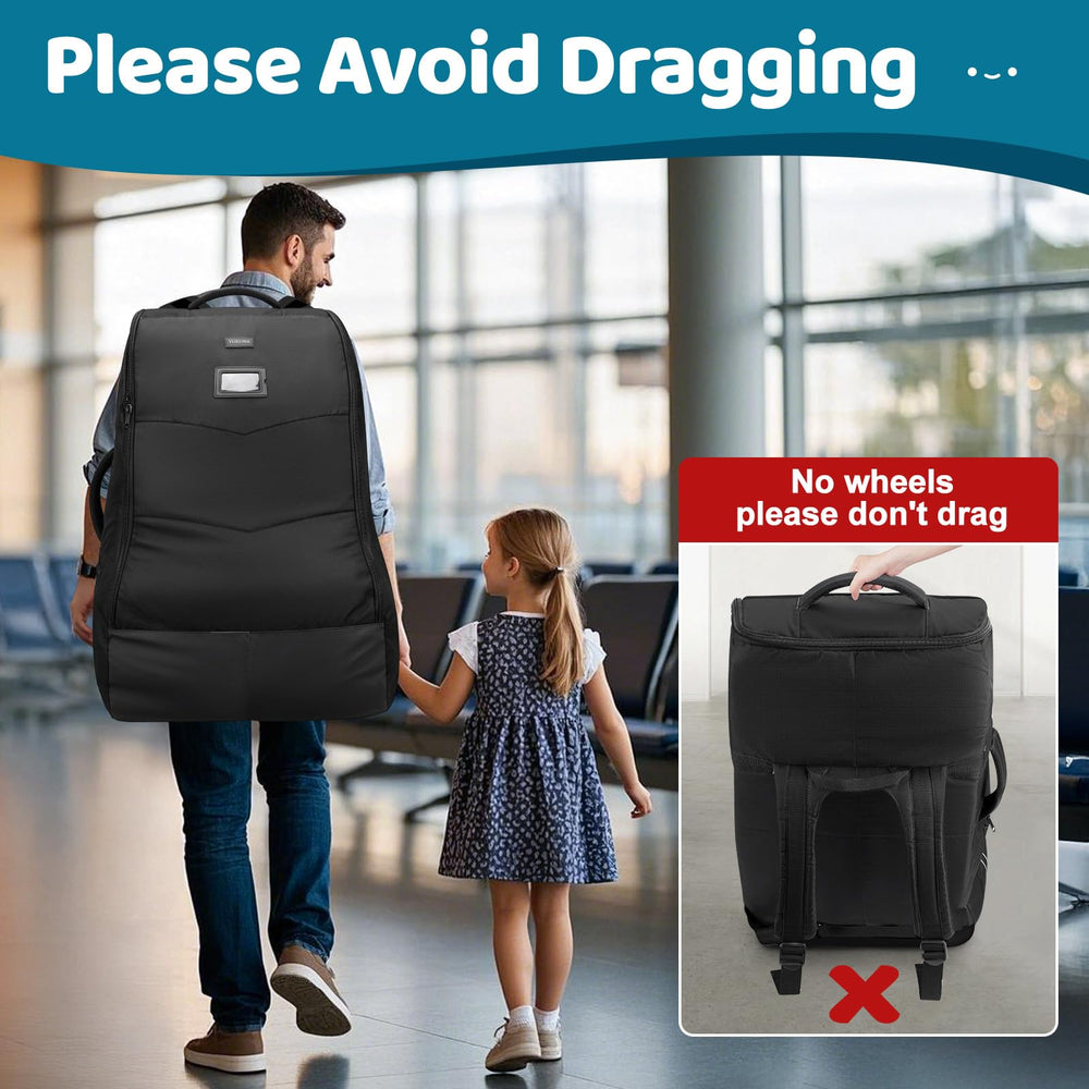 YOREPEK side zipper pocket keeps wipes and bottles handy