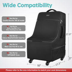 YOREPEK water-resistant 900D polyester outer shell against spills and weather.