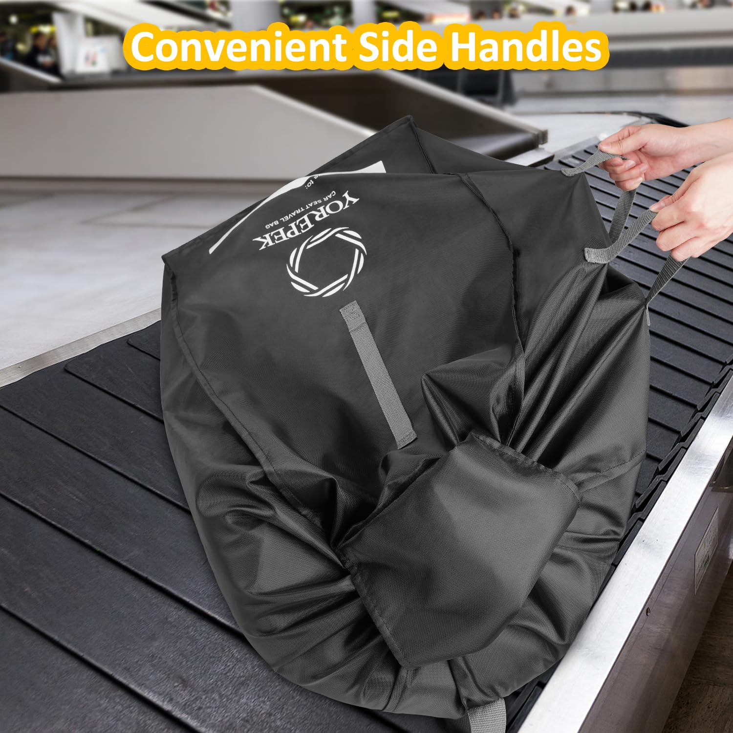 YOREPEK spacious compartments fit car seat accessories, clothes, and toys