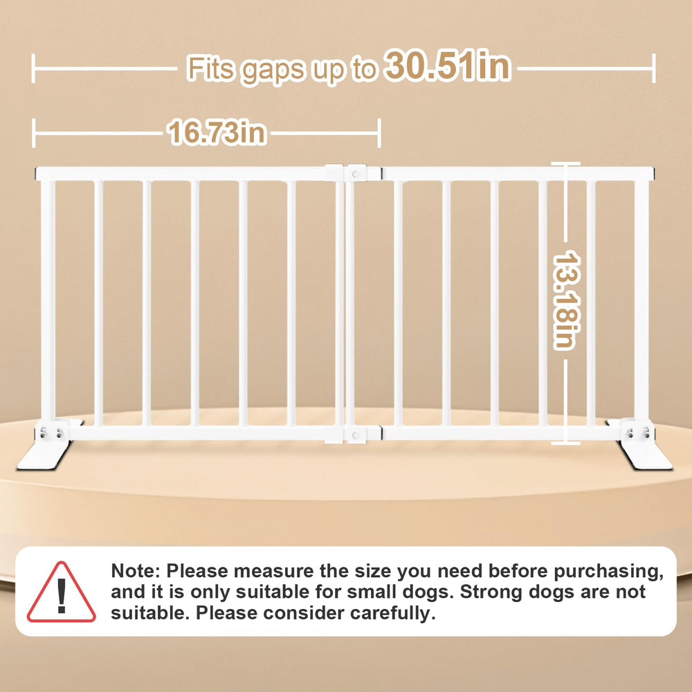 YORWHIN adjustable-width dog gate from 16 to 36 inches fits many openings.