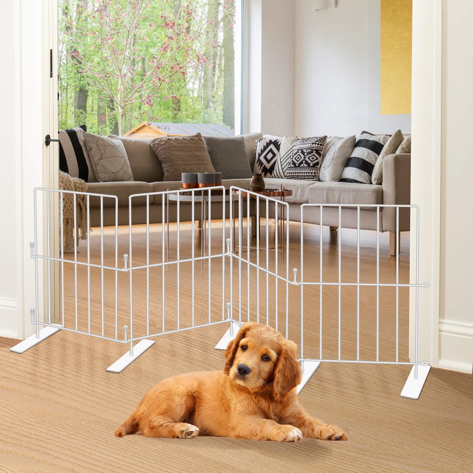 YORWHIN Lightweight gate ideal for small dogs and puppies