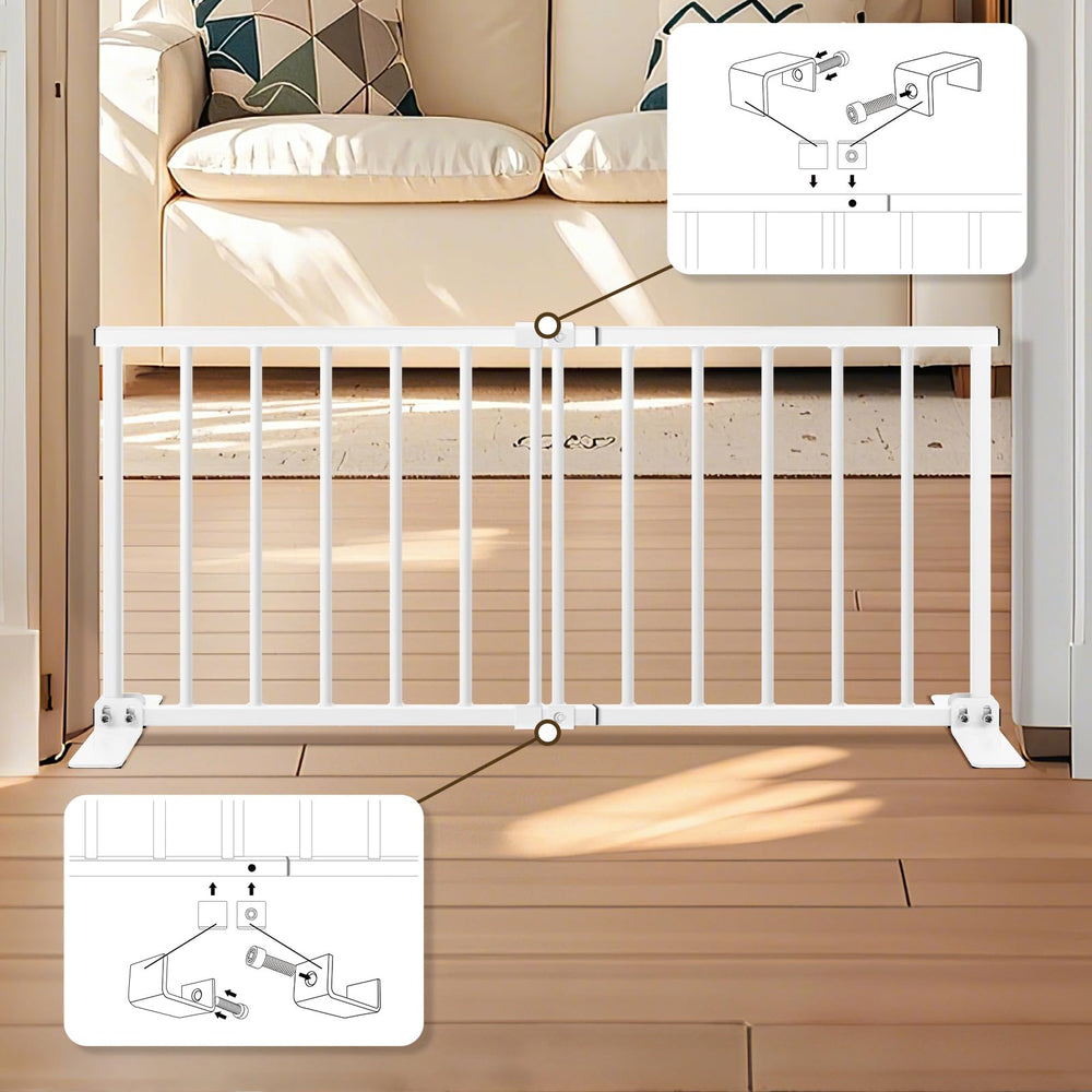 YORWHIN lightweight gate ideal for travel, moving between rooms or outdoors.