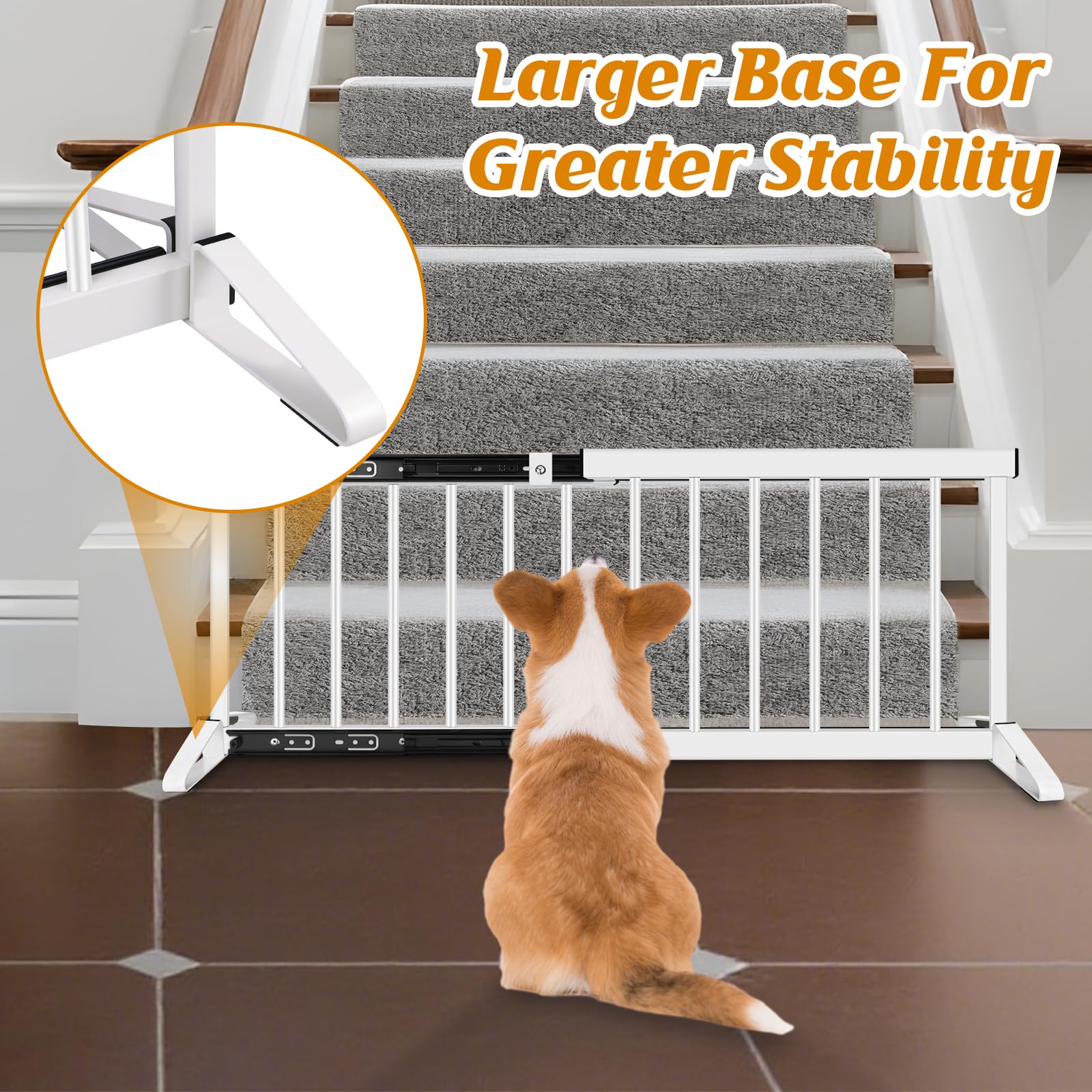 YORWHIN portable travel friendly gate folds flat for storage