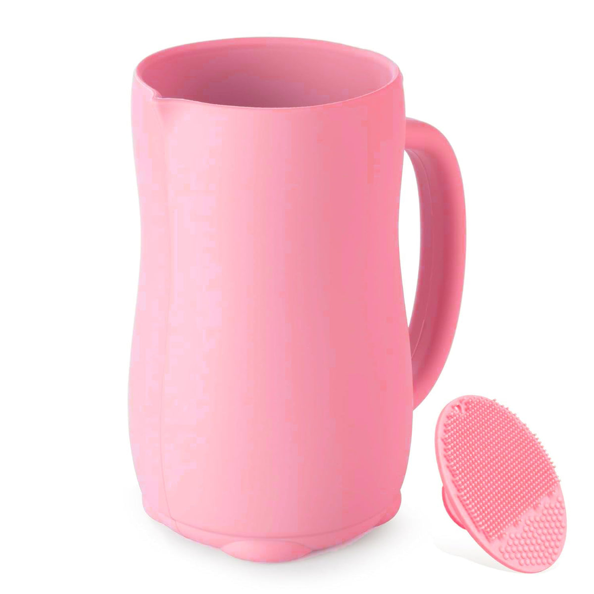 YOSEGOOTER baby bath rinse cup pink, gentle stream for comfortable bath time