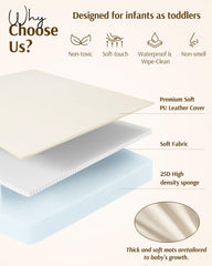 YOSING waterproof play mat resists spills and wipes clean