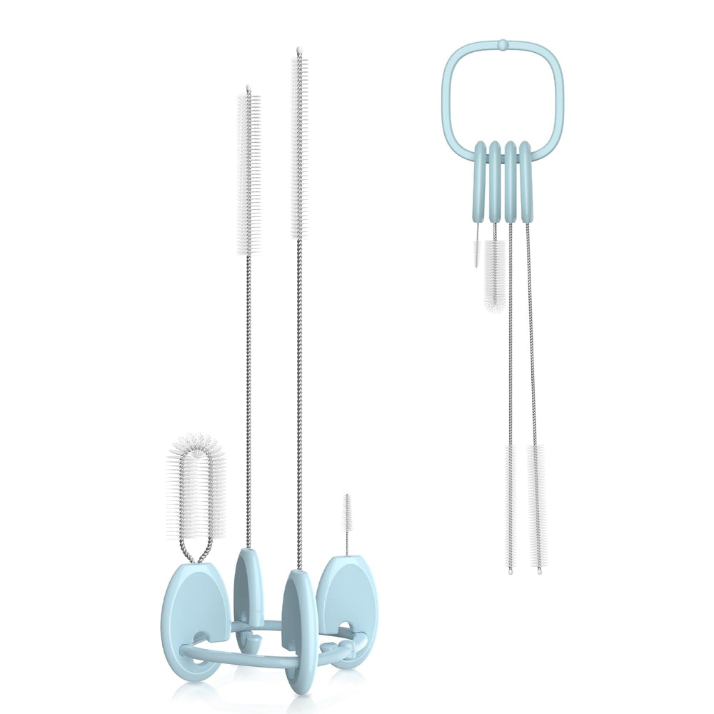 YOTIME standing base holds the straw cleaner set upright for easy access and air-drying