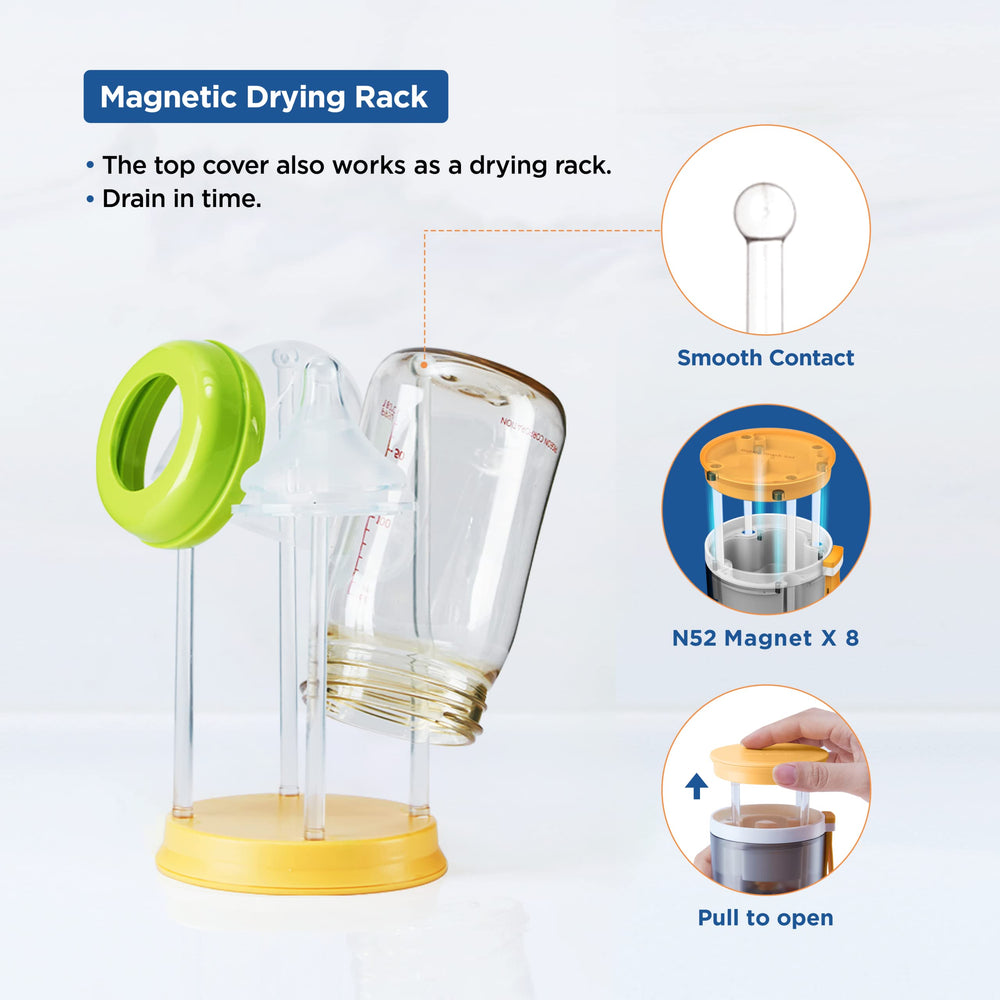 YOTIME straw brush keeps sippy straws spotless and safe