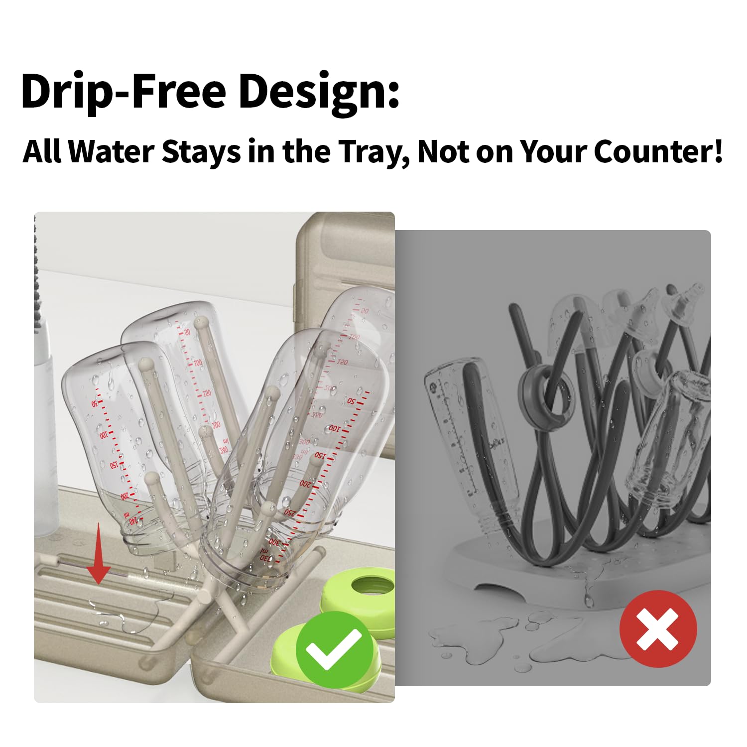 YOTIME straw brush included for easy straw cleaning on trips.