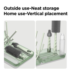 YOTIME straw brush keeps drinking straws clean and ready for use.