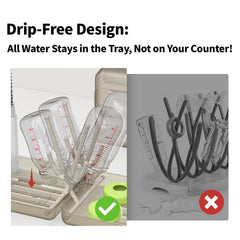 YOTIME straw brush included for easy straw cleaning on trips.