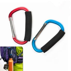 YOTOM 5.4-inch carabiner hook with sponge grip for easy shopping bag carrying