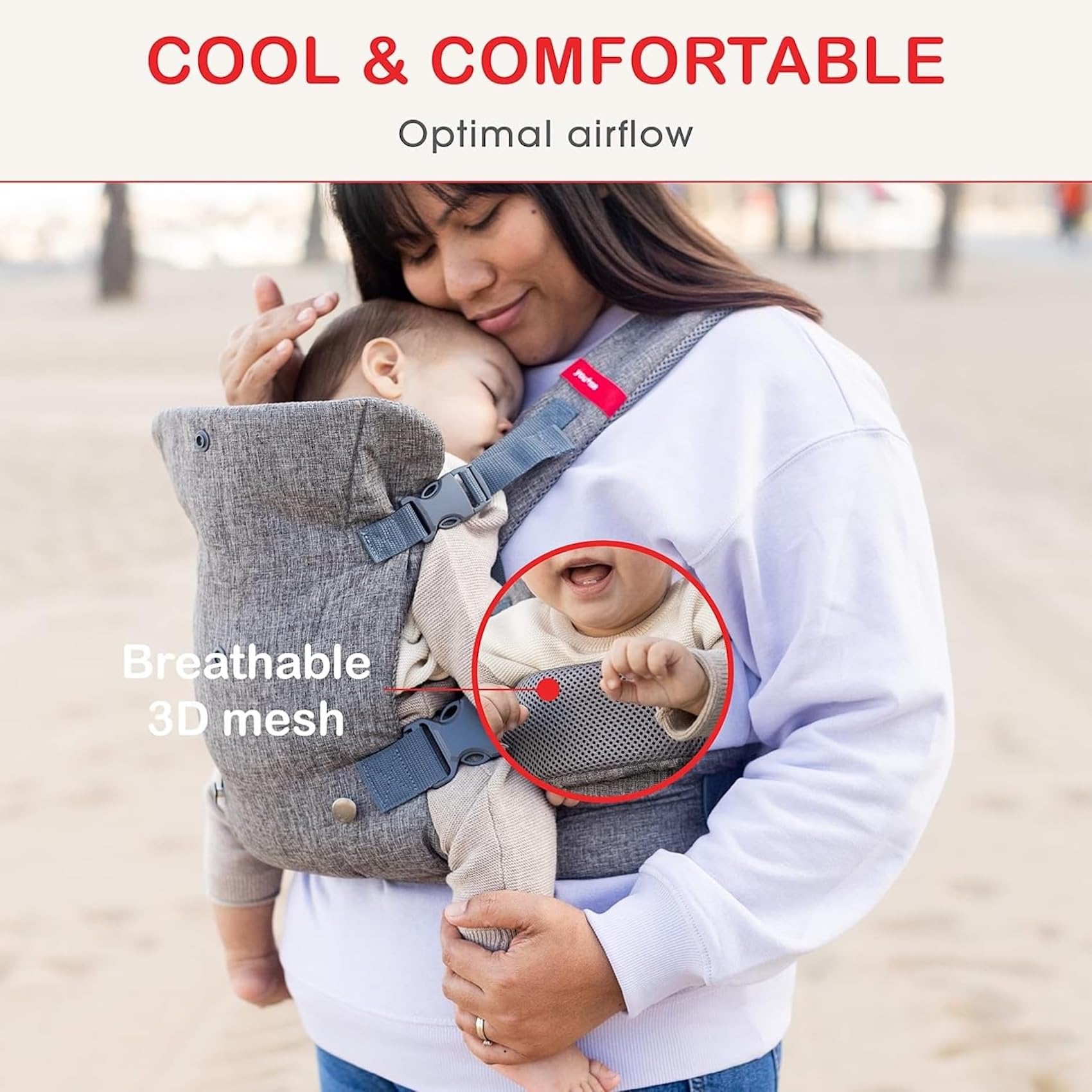YOU+ME machine-washable-stain-resistant cover stays clean with simple laundry.