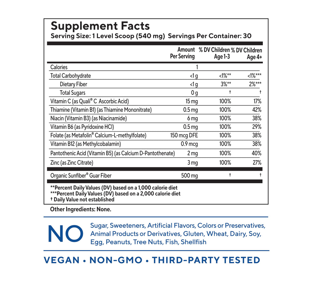 You+yours Tasteless Multivitamin Powder dissolves clearly in drinks for easy daily supplementation.