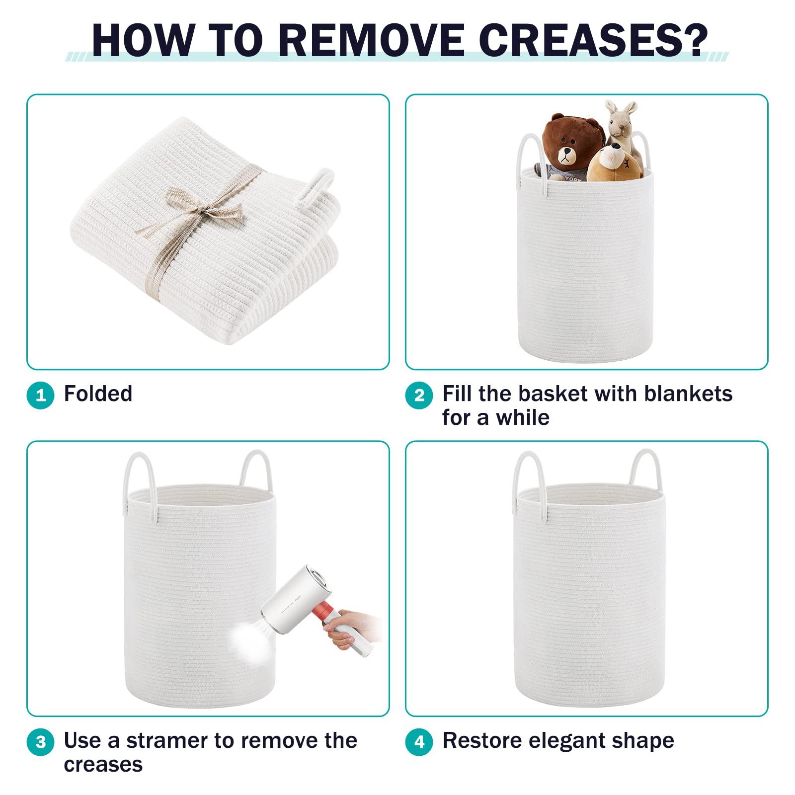 YOUDENOVA eco-friendly cotton rope without plastic materials.