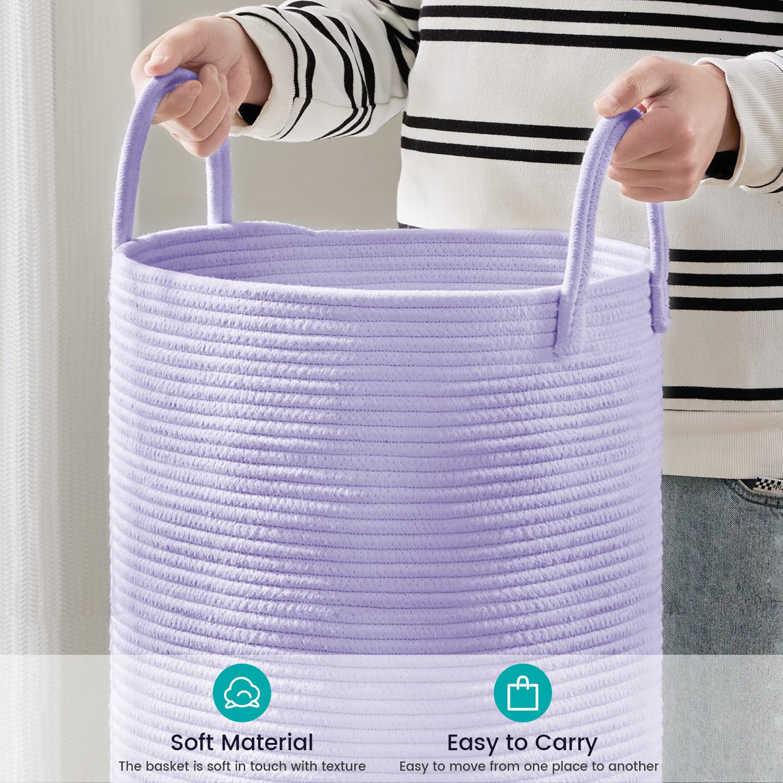 YOUDENOVA foldable and washable design keeps spaces tidy and easy to clean.