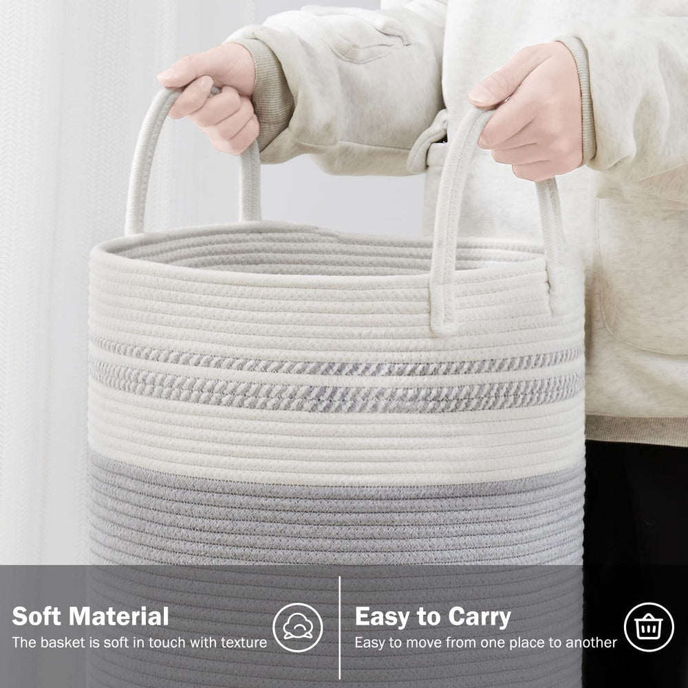 YOUDENOVA multipurpose storage basket for towels blankets and toys
