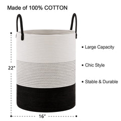 YOUDENOVA Nordic-style laundry basket complements modern living spaces
