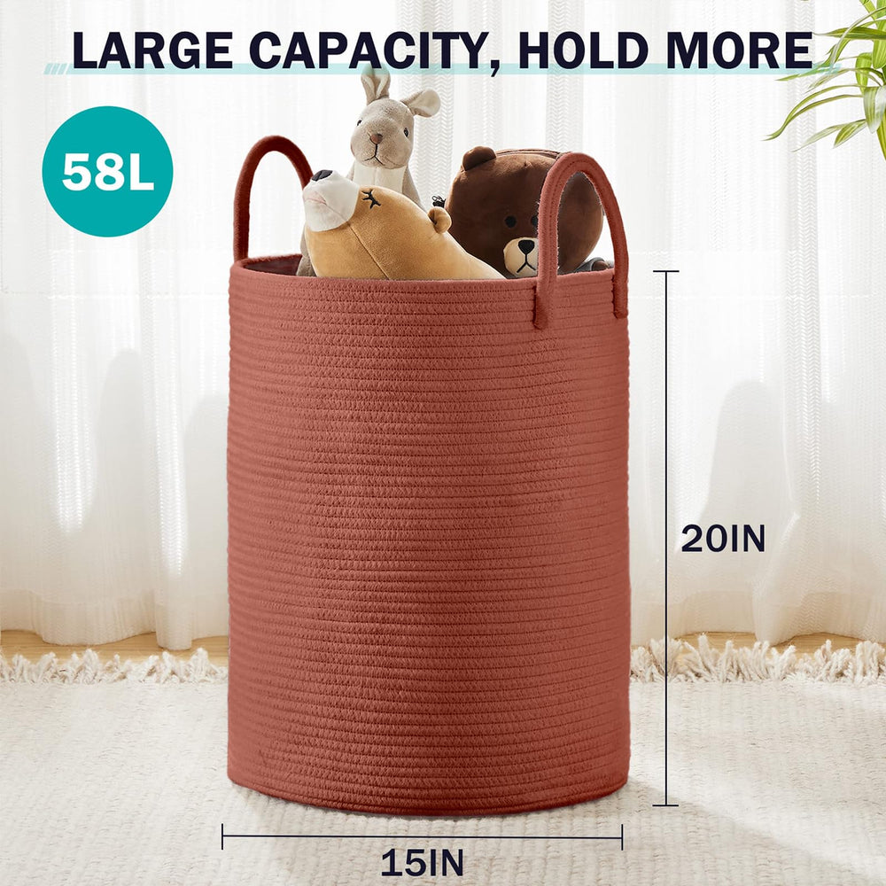 YOUDENOVA reinforced handles close-up for easy transport when full.
