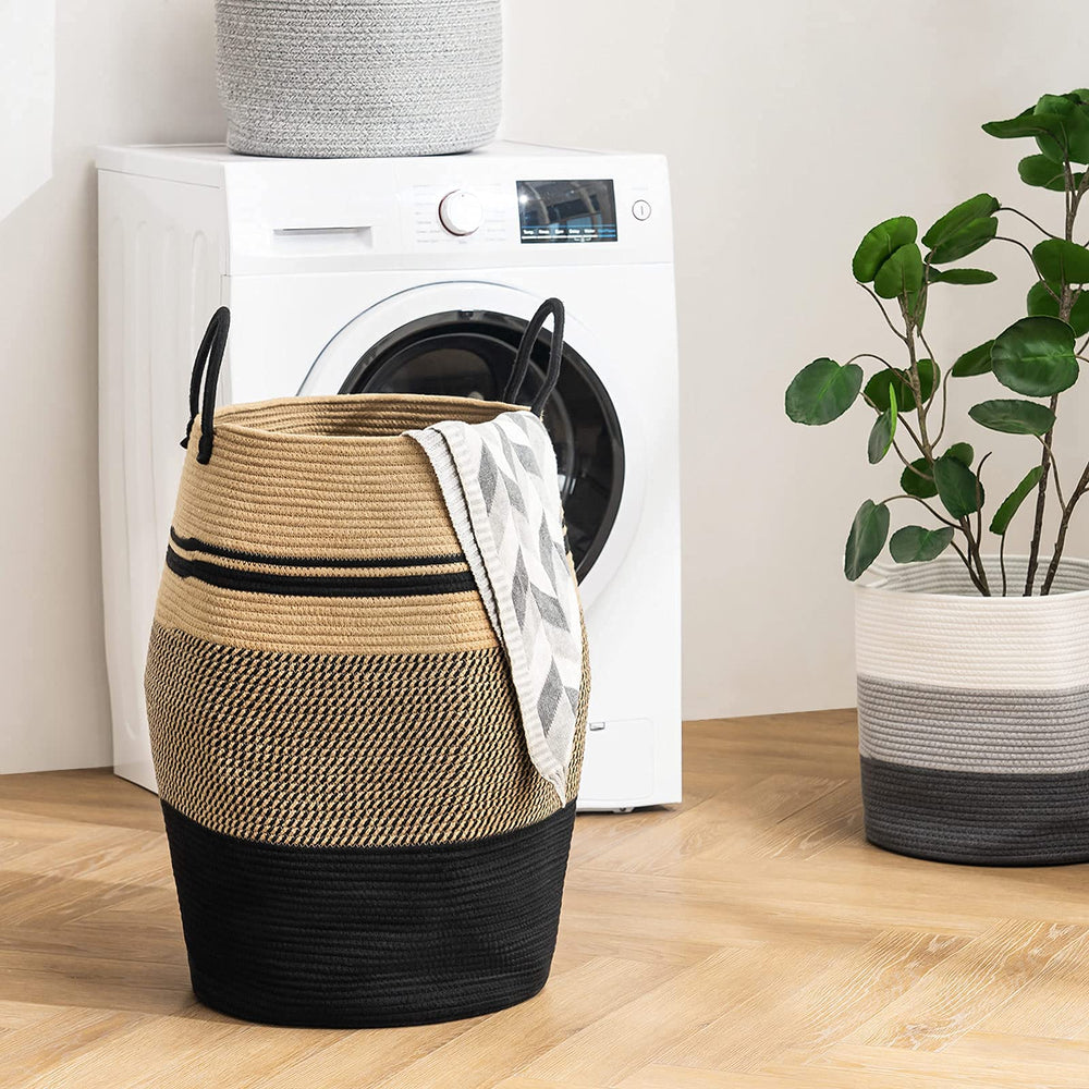 YOUDENOVA storage basket blends with bedroom or nursery decor