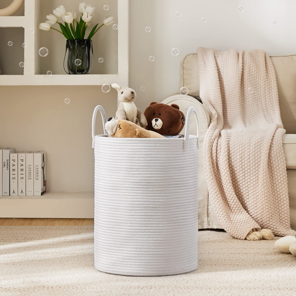 YOUDENOVA sturdy handle close-up shows easy transport for blankets and towels