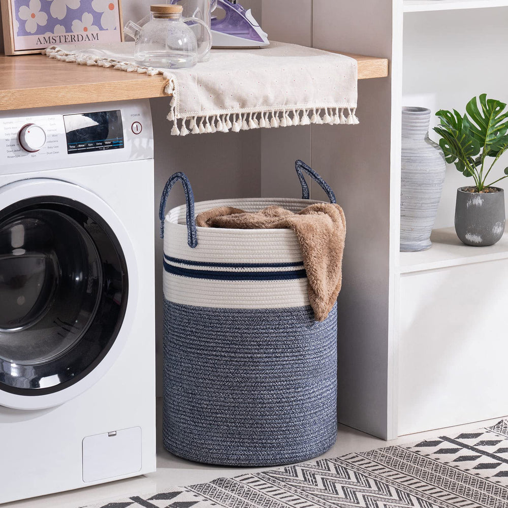 YOUDENOVA laundry hamper with handles easy room-to-room transport