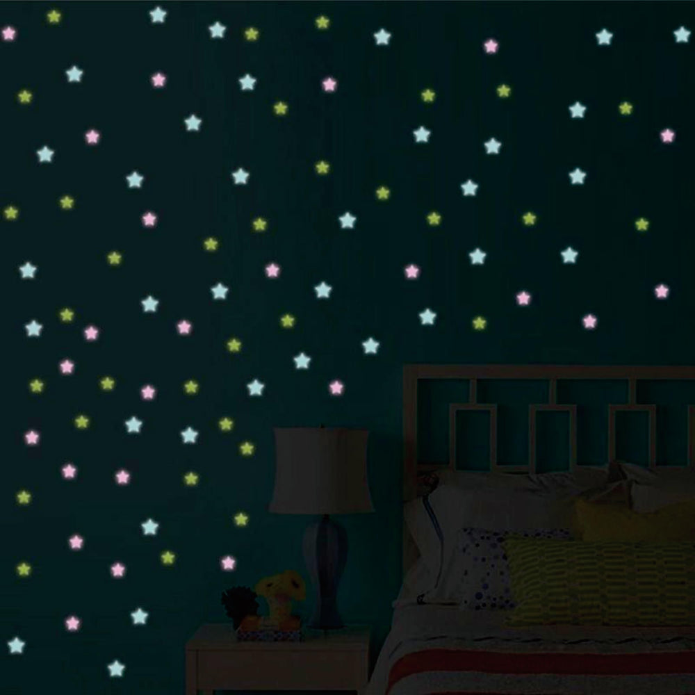 YouinrctgEs glow in the dark stars and moons offer reusable wall art for rooms.