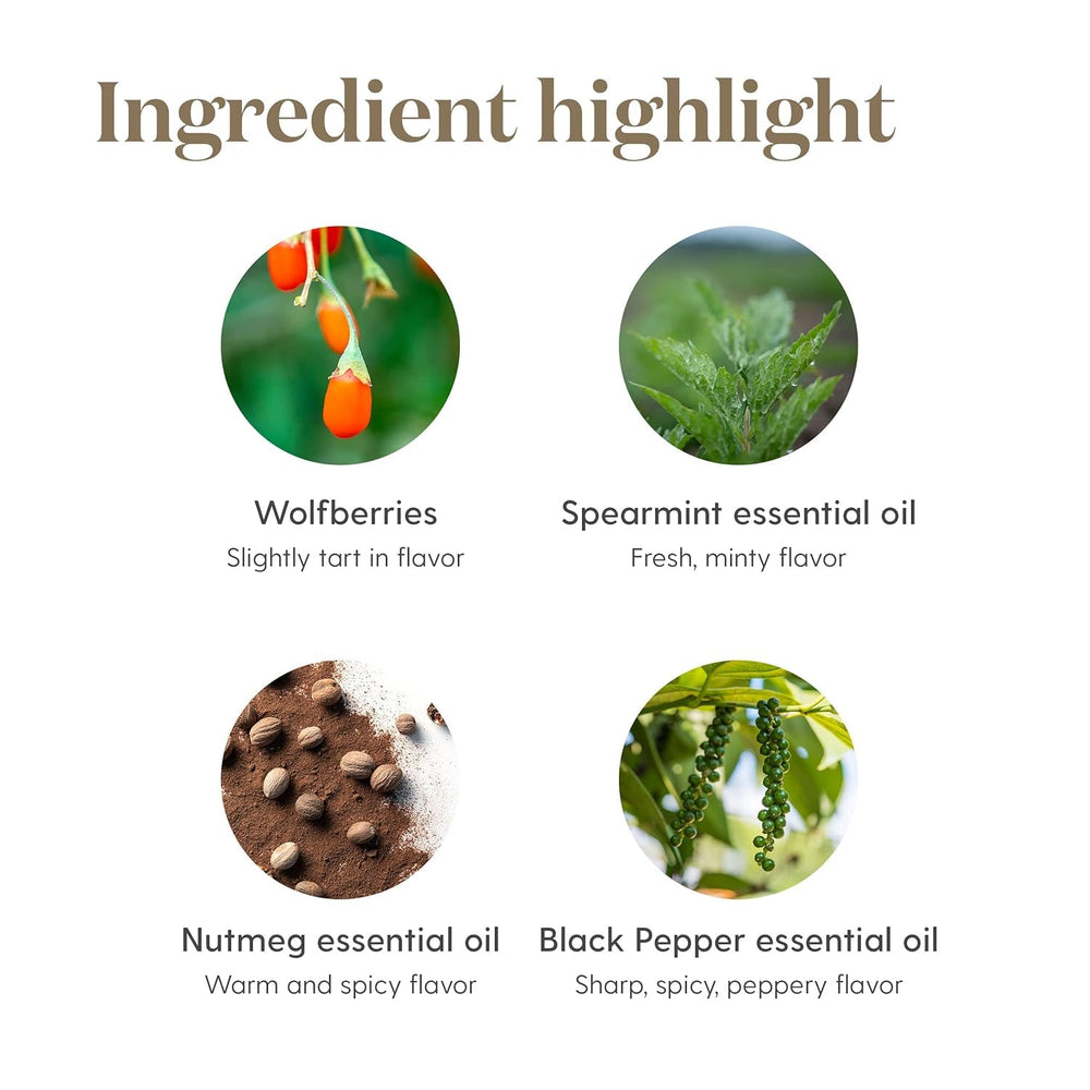 Young Living NingXia Nitro ginseng closeup signals revitalizing botanicals for daily stamina.