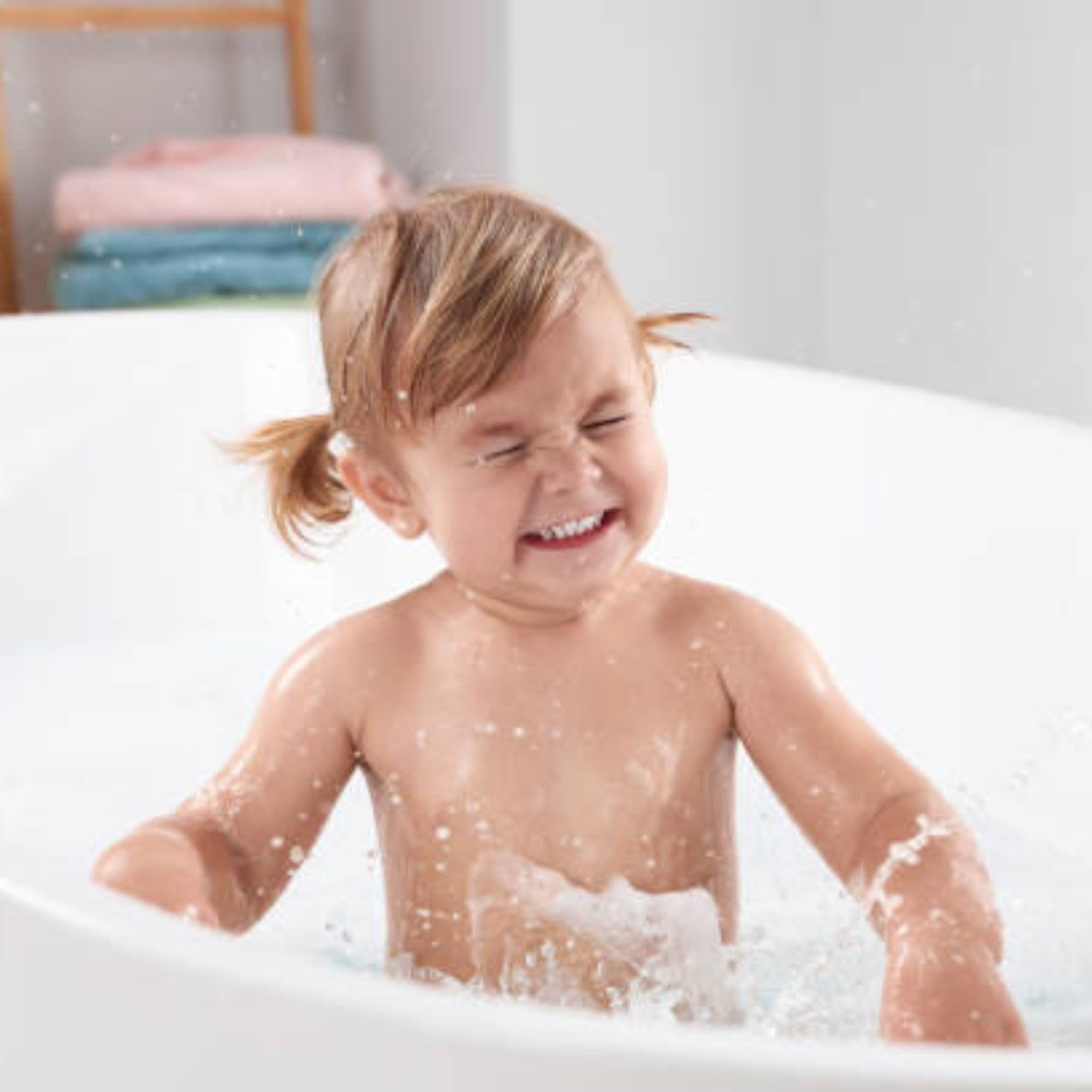 Young Living Seedlings gentle wash supports delicate skin.
