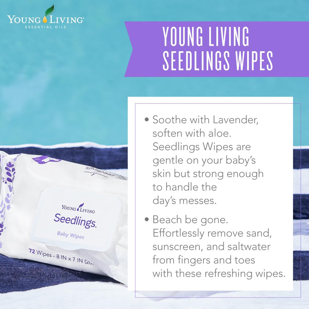 Soft and thick Seedlings wipes for comfortable cleansing