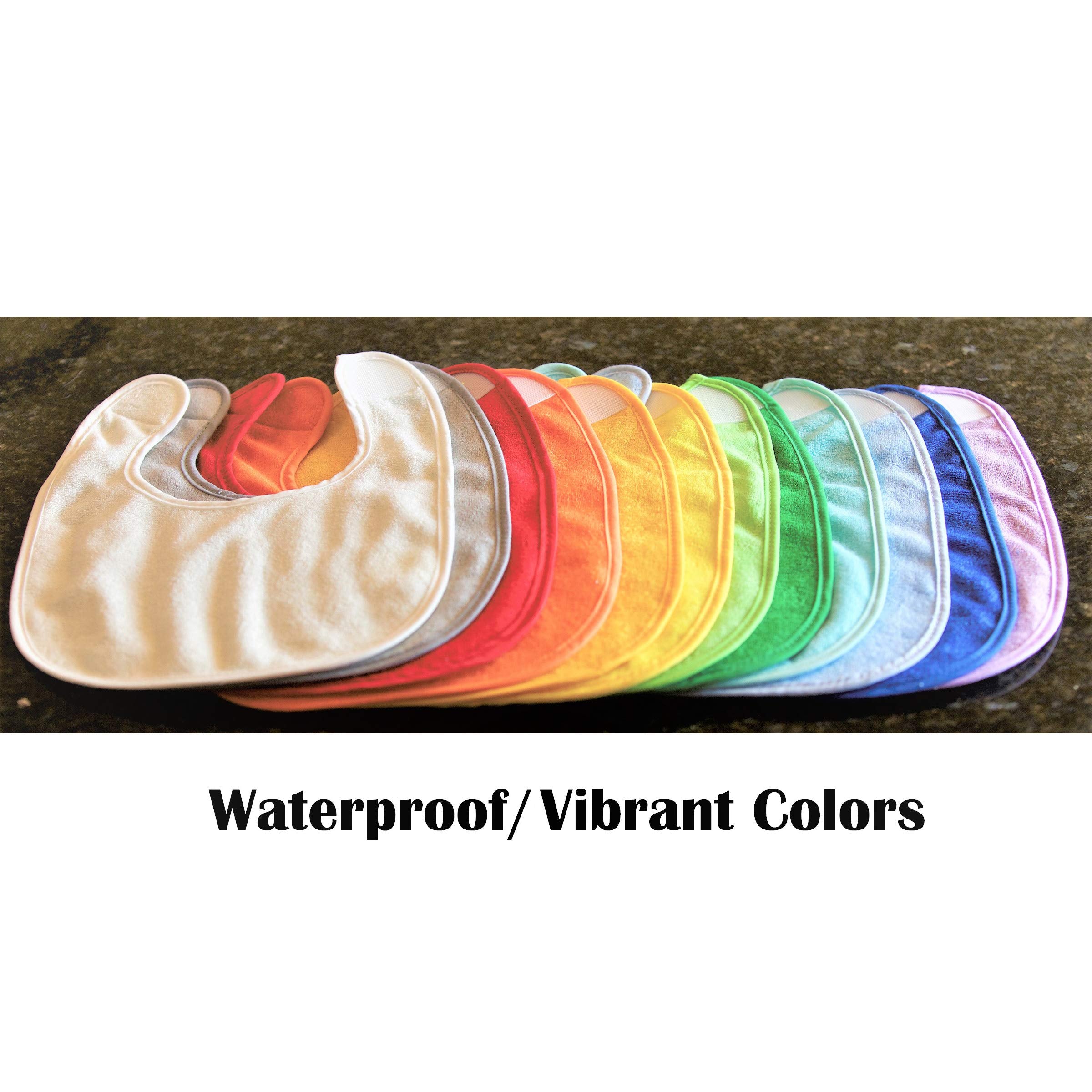 Youngever rainbow colors simplify daily outfits and bib changes.