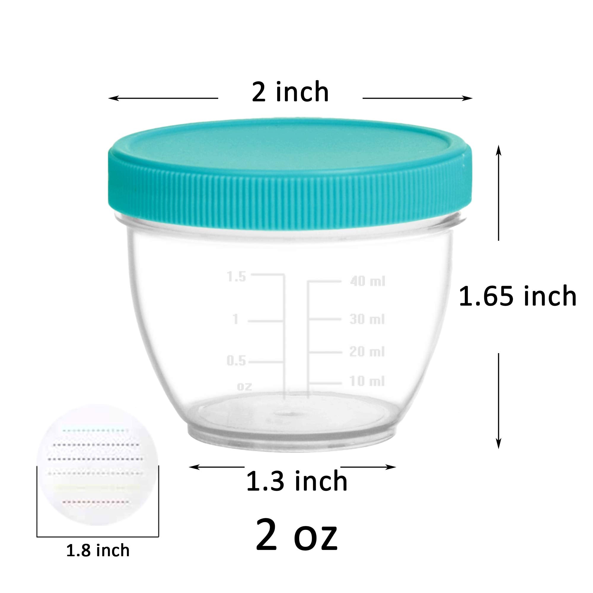 Youngever labels for baby food containers help mark contents and expiration dates