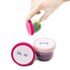 Youngever BPA-free microwave-safe containers for reheating baby meals safely.