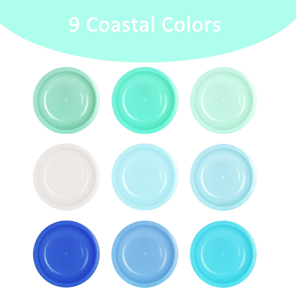 Youngever coastal dinnerware set shown as a kid-focused dining setup