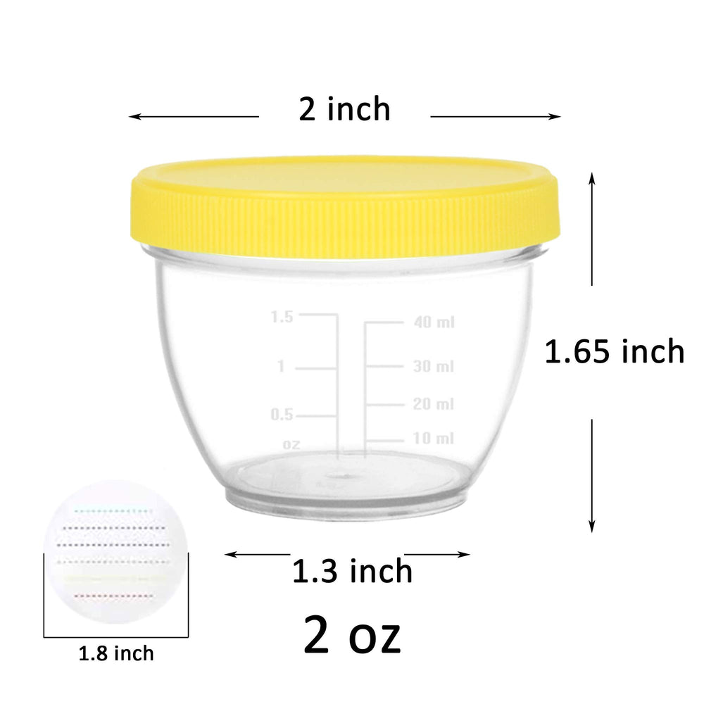 Youngever lid labels for organized storage and clear contents.