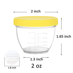 Youngever lid labels for organized storage and clear contents.