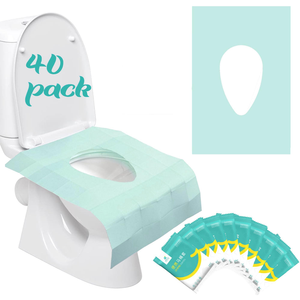 Youngtime toilet seat covers unfold quickly for a hygienic public restroom barrier