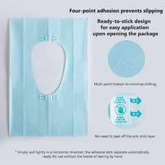 YOUNGTIME no-slip design with adhesive stickers prevents slipping
