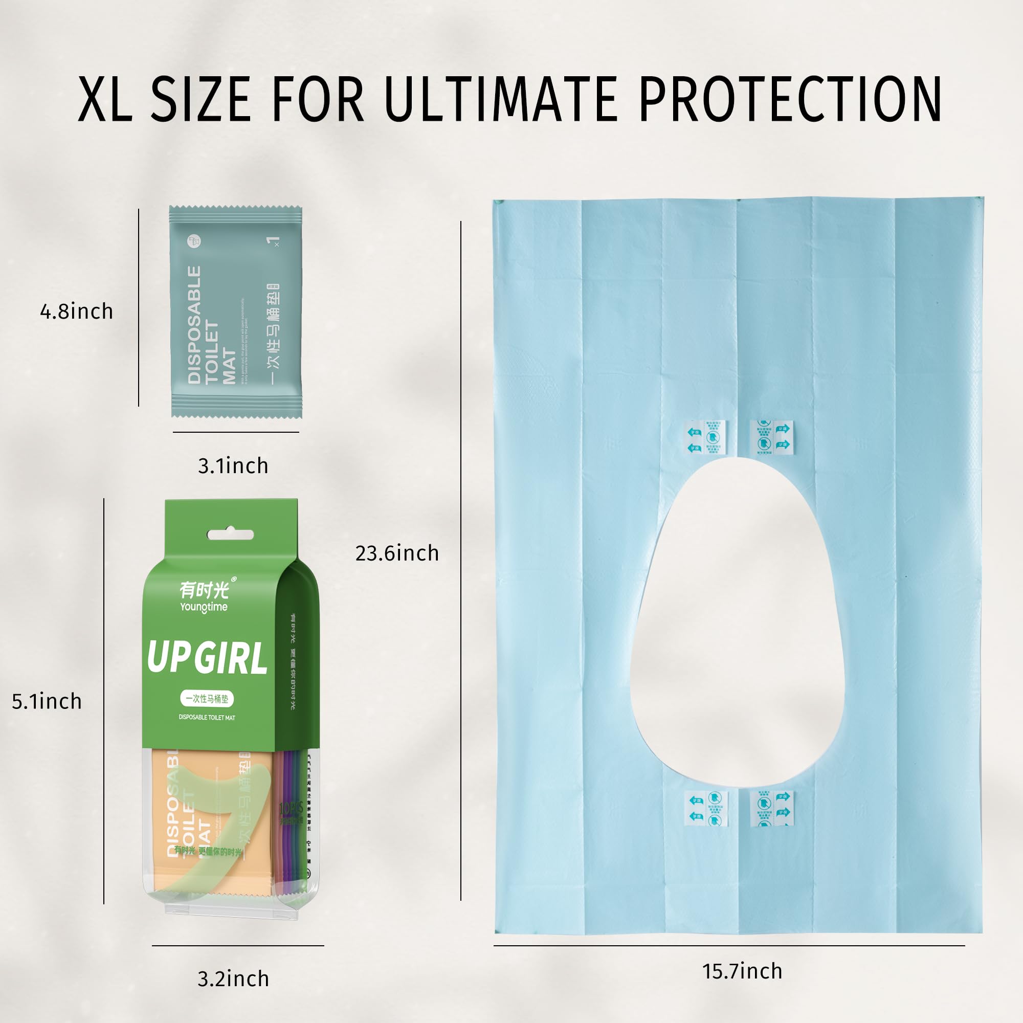 YOUNGTIME travel essentials for hygienic use on the go