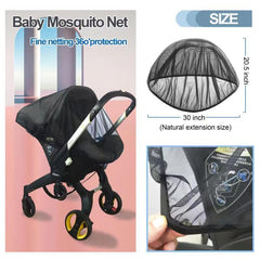 Youpinby car seat net with elastic band fits most seats.
