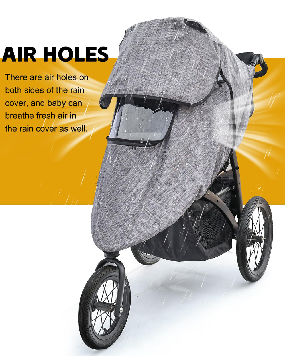 Youpinby reflective straps enhance visibility during day and night strolls.