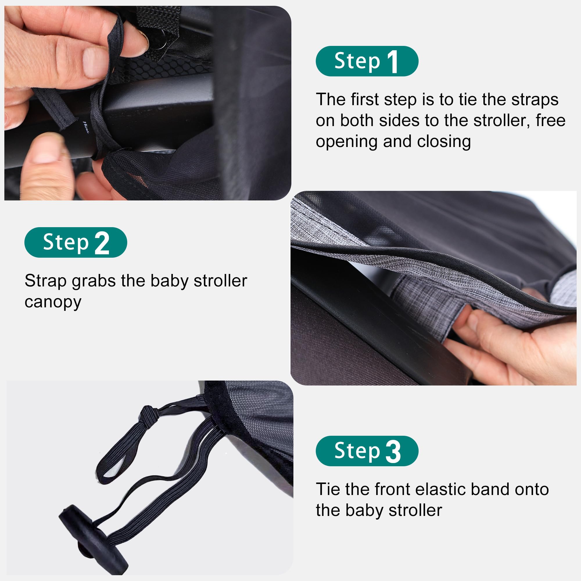 Youpinby Stroller Sun Shade universal compatibility with various stroller models